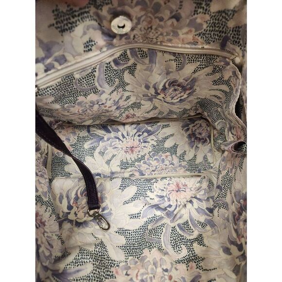 Longchamp Shoulder Handbag Tote purple Genuine Leather Rhinestone Large (PF) - Picture 10 of 16